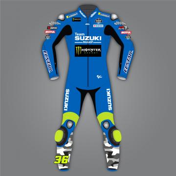 Suzuki One Piece Leather Suit - Joan Mir MotoGP 2022