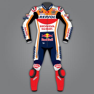 Motorbike Race Suit Marc Marquez Repsol Honda MotoGP 2021