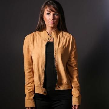 leather biker jacket