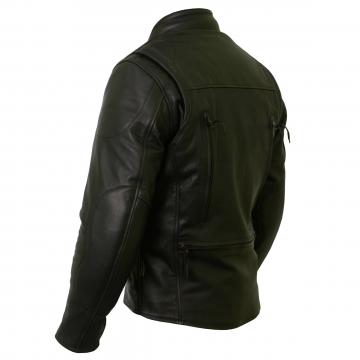 Waterproof Leather Motorcycle Jacket