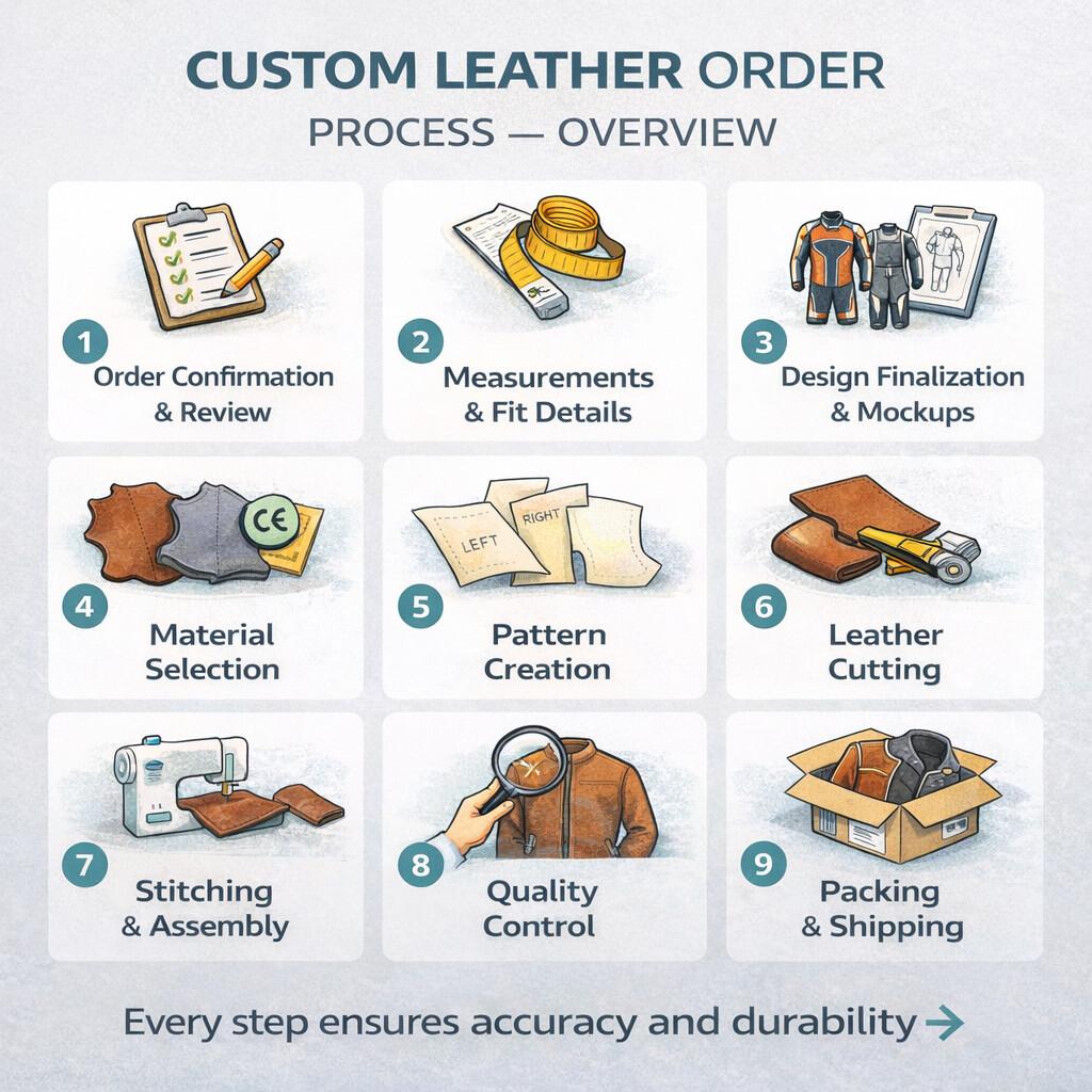 What Happens After You Place a Custom Leather Order? | Full Process