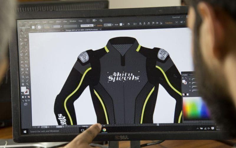 Custom design leather suit